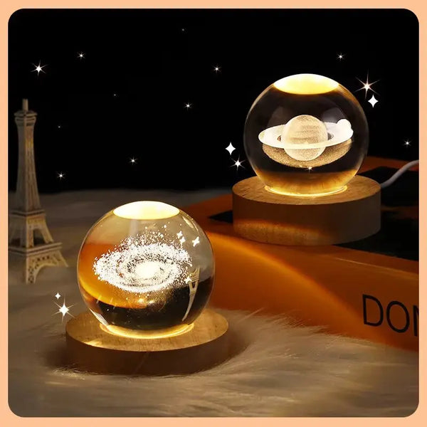 veilleuse boule de Crystal