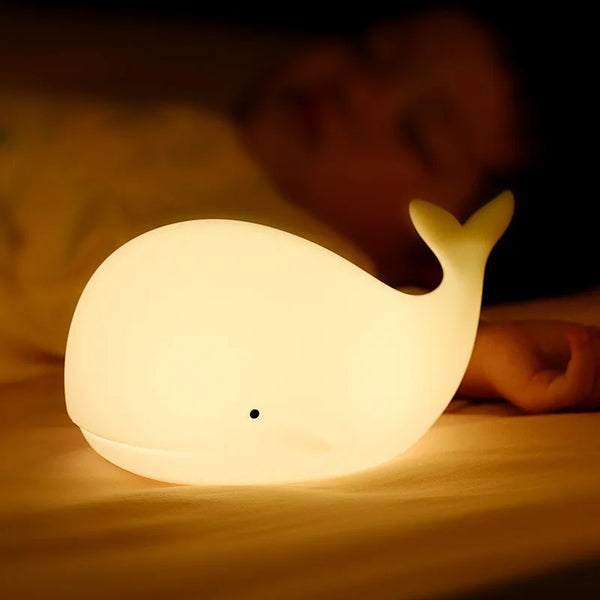 Veilleuse bébé baleine